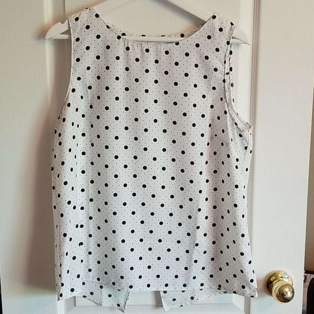 Polka dot blouse Size L